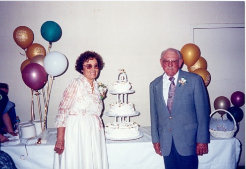 It took fifty years, but my grandparents finally got their wedding cake.