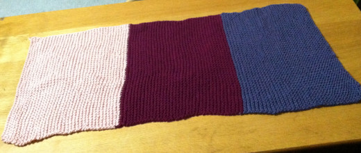 A completed three block stripe.
