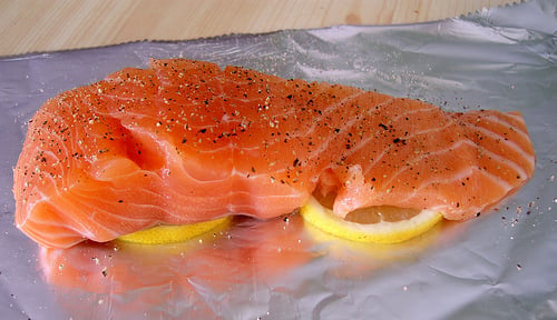 Salmon Fillet with Lemon