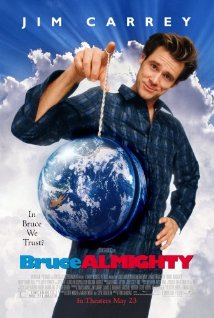 Jim Carrey in and As Bruce Almighty