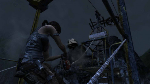 Tomb Raider Climb and Get Into Research Base