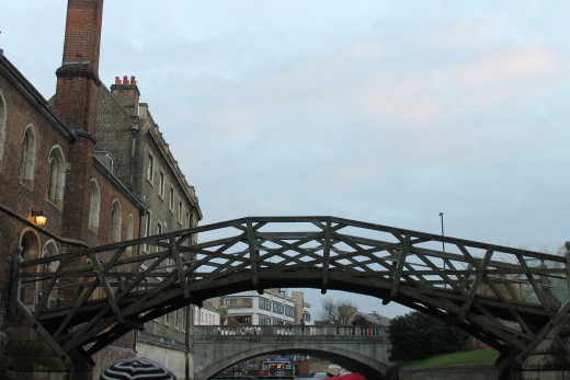 The mathematical bridge, Cambridge, UK.