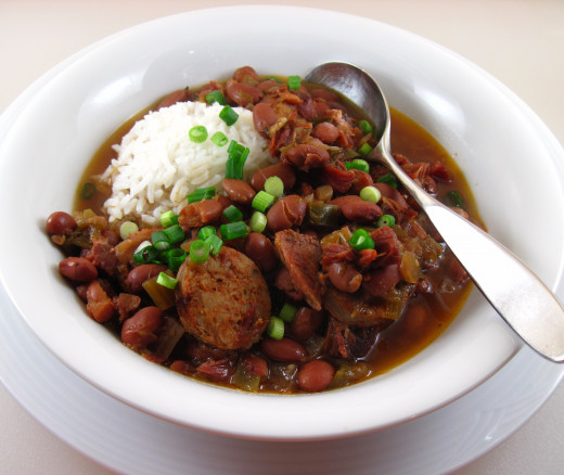 I love you once I love you twice. I love you as much as red beans and rice. 