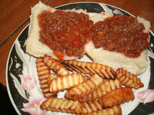 Sloppy Joes on a Bun