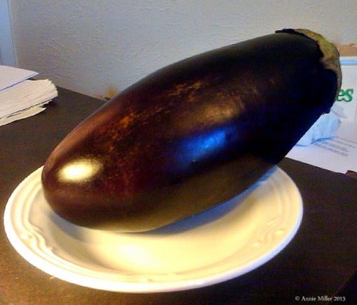 Start with an eggplant ...
