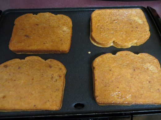 Pumpkin pie french toast