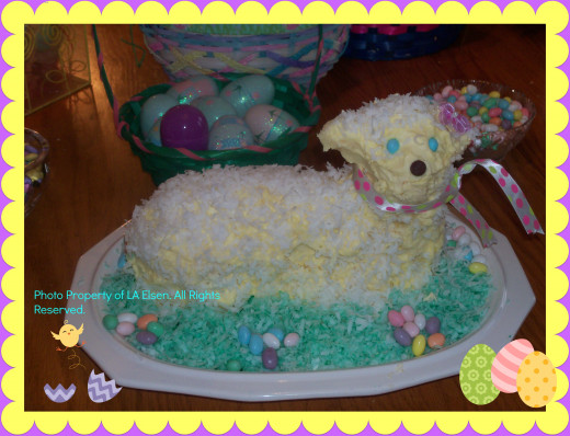 Behold The Lamb Cake.