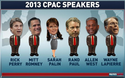 The Line-up of Whack jobs, losers and a crazy people