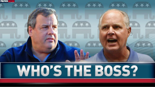 One might think the GOP takes it's orders from RUSH, But Chris Christie proved otherwise!