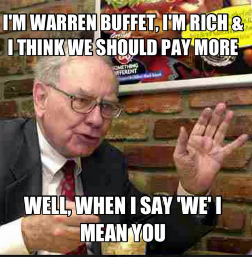 Warren Buffet Taxes Joke