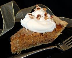 Praline Pumpkin Pie- Don't Forget the Whipped Cream!