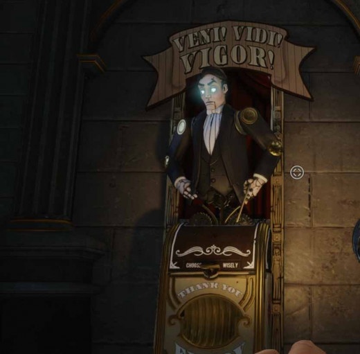 Bioshock Infinite Upgrade Vigor at the monument island gateway gondola station