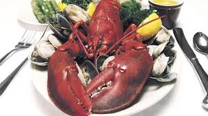Maine lobster dinner.