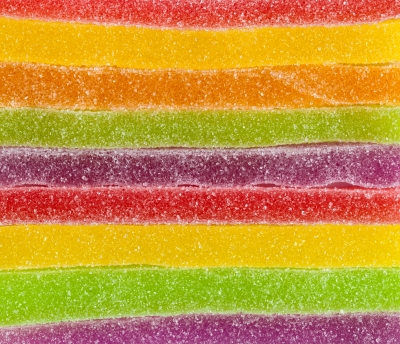 Most fruit candy only contain artificial flavors and harmful coloring instead of fruit.