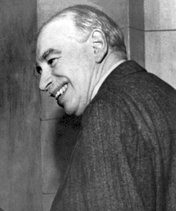 The famous British economist, John Maynard Keynes.