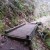 A bridge on the trail. A bridge on the trail.