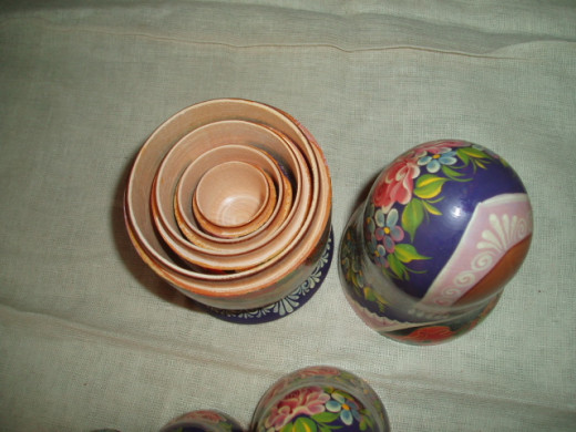 inside a nest of dolls 