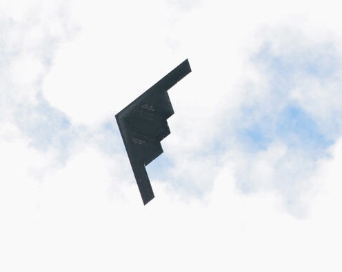 B2 Stealth Bomber is an awesome sight