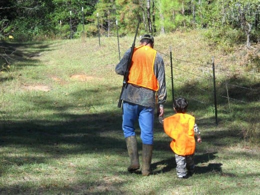 First deer hunting trip for my grandson.