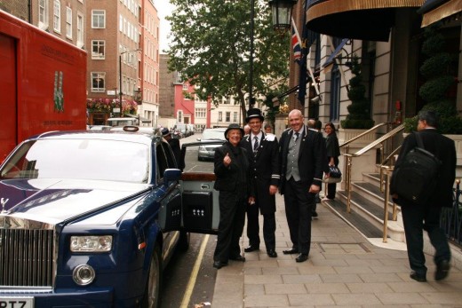 arlington street london - the entrance