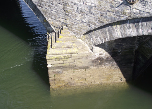 Footholds of the bridge