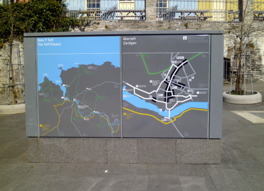 A map of Cardigan