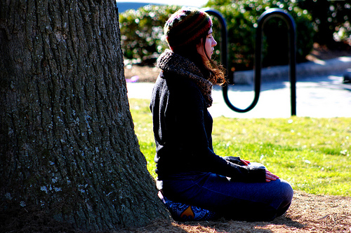 Meditation is a self-centering activity you can do most any time or anywhere.
