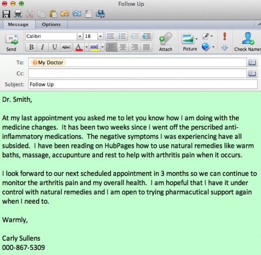 Emailing Your Doctor or Therapist | HealDove
