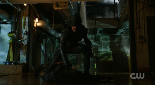 For once, Oliver didn't kill a bad guy.