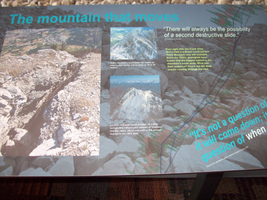 Not a matter of IF the mountain will fall again, but WHEN.