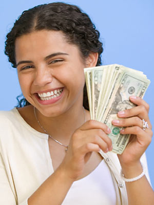 Teen making a lot of money