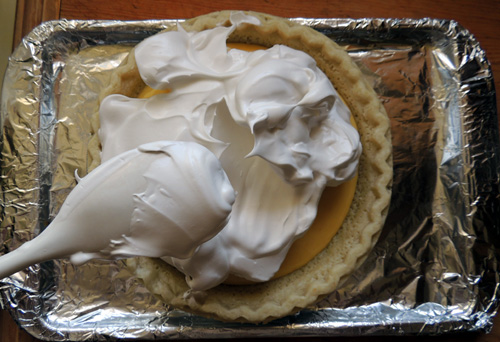 really cover those pie edges, as there is shrinkage during cooking