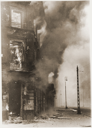 From Warsaw Ghetto Uprising, May 1943.  It amazes me this wasn't that long ago really.