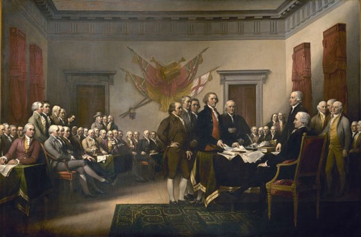 "The Declaration of Independence" by John Trumbull