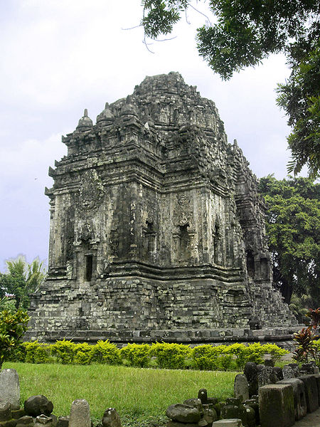 Kalasan Buddhist temple, at Kalasan, Sleman regency, Yogyakarta, Indonesia. Built by Sailendra dynasty in 8th century. Located near the south side of main road from between Yogyakarta and Prambanan.