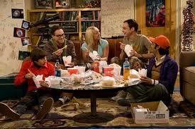 A photo from the opening of the show with the main characters.