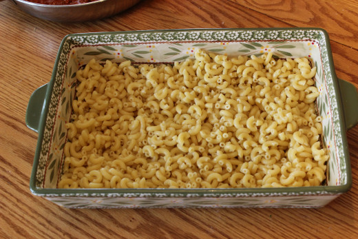 Good little pasta waiting for a Bechamel bath.