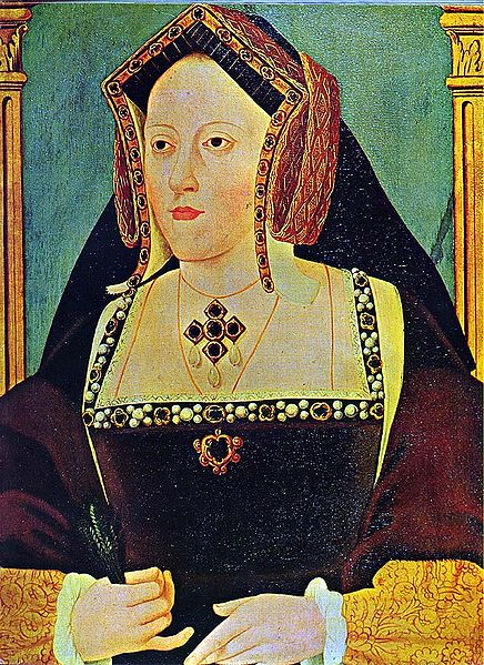 Portrait of Catherine of Aragon from the public domain