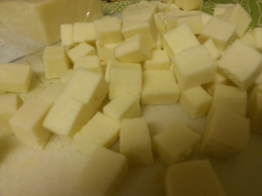 Cubed Cottage Cheese (Paneer)