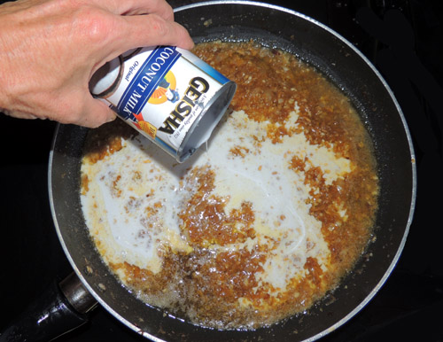 add coconut milk