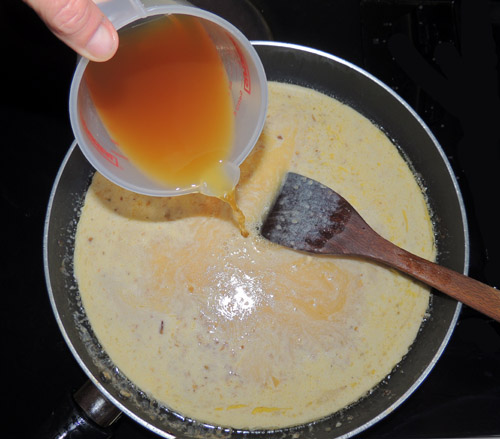 add low-so chicken stock