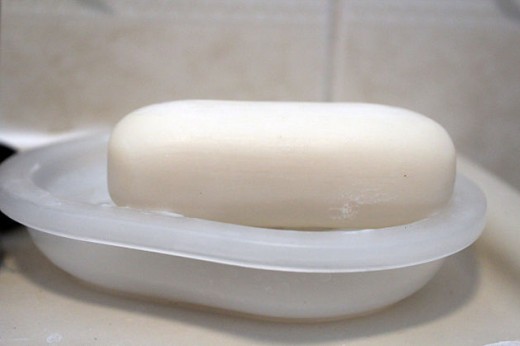 Leaving nasty hair on the soap.