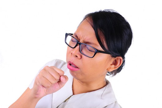 Coughing spreads cold germs to others and you risk reinfecting yourself.  Avoid the public while sick.