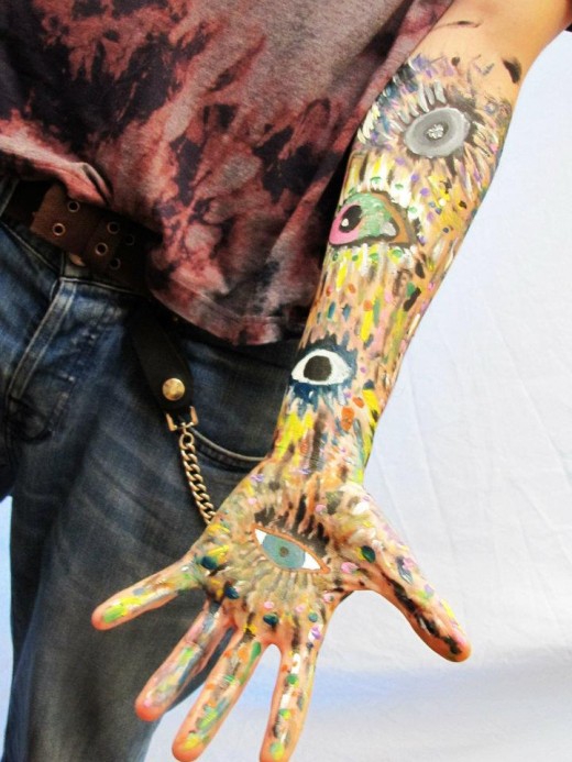 I've always had a fascination with using my skin as a canvass. 
