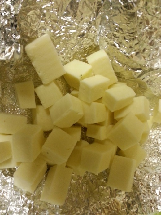 Cubed Paneer (Cottage cheese)
