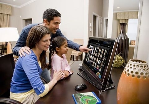 The HP TouchSmart Computer is Ideal for family use