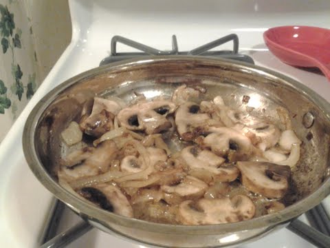 The onions and mushrooms