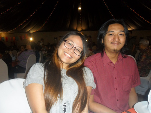 with my date for the night.