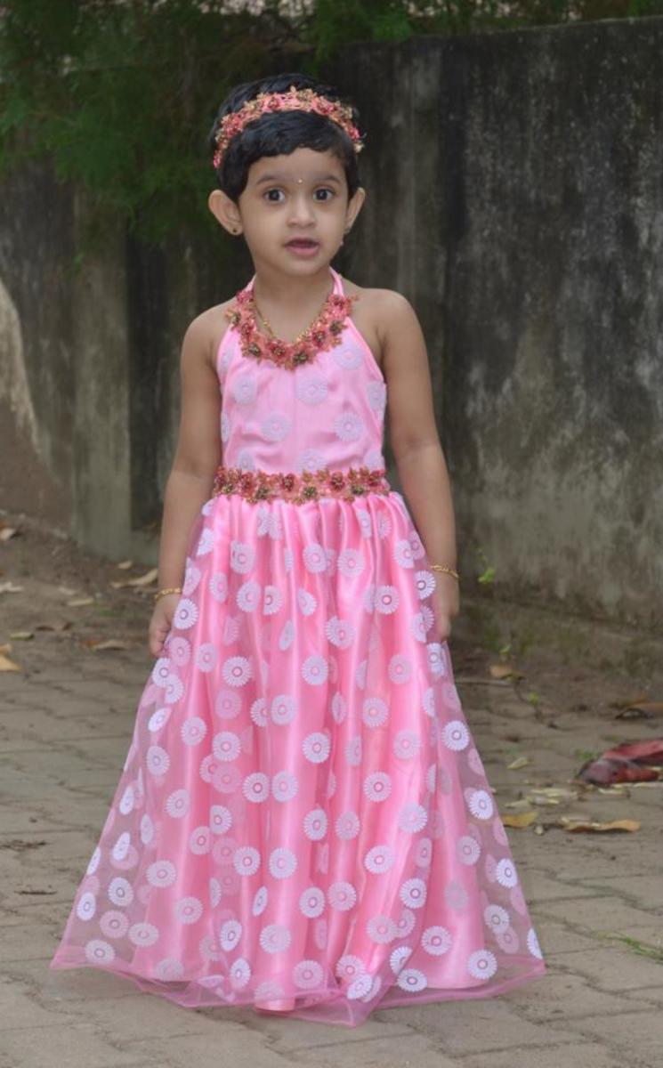 Floral Crepe Comfy Wear For Baby Girls  Latest Ruffle Designer Wear Online   The Nesavu  The Nesavu