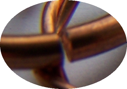 Closing Jump Rings.  Source: Author, Making-Jewellery